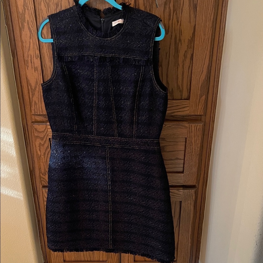 Tory Burch Women's Aria Sleeveless Tweed Sheath Dress